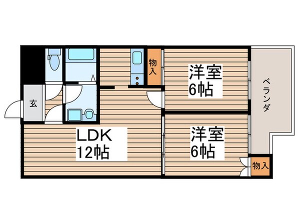 アーバンステージ名古屋の物件間取画像